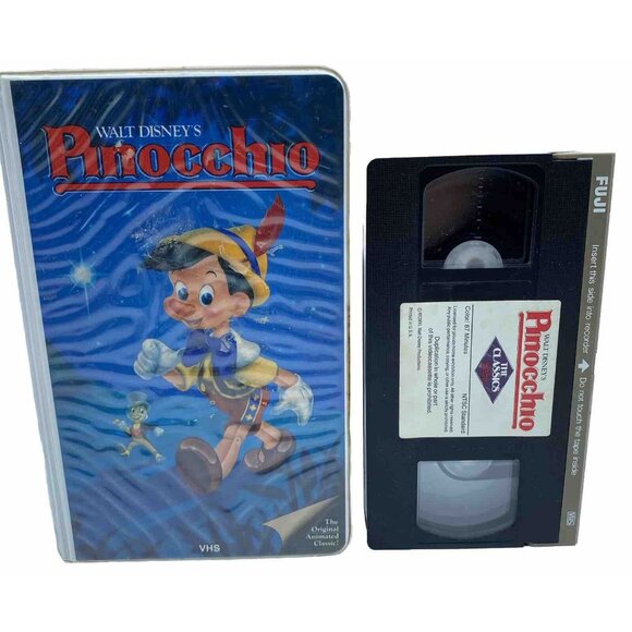 Walt Disney’s Pinocchio VHS Video Padded Clamshell Case 239 V The Classics - Picture 10 of 10